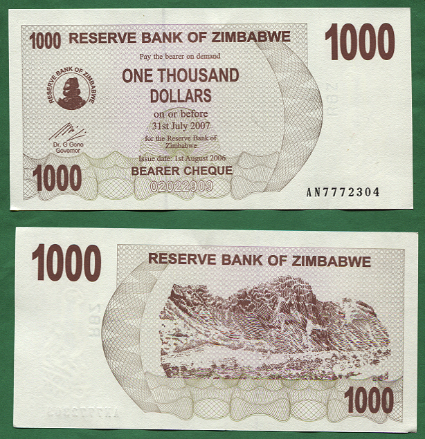 1000 dólares